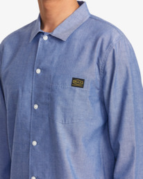 3 Day Shift Long Sleeve Shirt White AVYWT00370 RVCA
