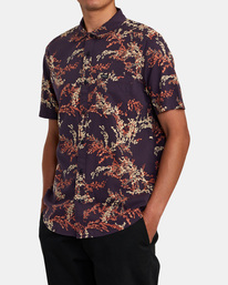 4 Anytime - Short Sleeve Shirt for Men Blue AVYWT00371 RVCA