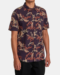 5 Anytime - Short Sleeve Shirt for Men Blue AVYWT00371 RVCA