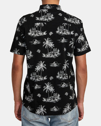 rvca, Benjamin Jeanjean Prowler Short Sleeve Shirt, BLACK (blk) Benjamin Jeanjean Prowler - Short Sleeve Shirt for Men AVYWT00380
