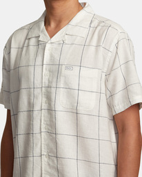 3 Hi Grade - Chemise manches courtes Unisexe Blanc AVYWT00382 RVCA