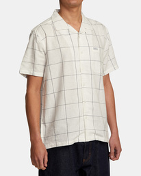 5 Hi Grade - Chemise manches courtes Unisexe Blanc AVYWT00382 RVCA