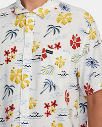 3 Will Travel Short Sleeve Shirt White AVYWT00384 RVCA