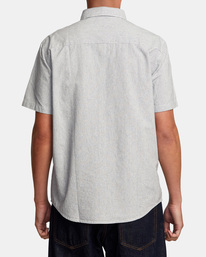 2 Visions Stripe Short Sleeve Shirt Blue AVYWT00386 RVCA