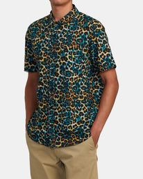 4 Cheeter - Short Sleeve Shirt for Men  AVYWT00387 RVCA