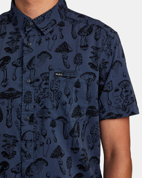 3 Alex Matus Mushroom - Kurzärmliges Hemd für Männer Blau AVYWT00398 RVCA