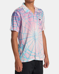 5 Colin Sussingham - Camisa de Manga Corta para Hombre Rosa AVYWT00423 RVCA