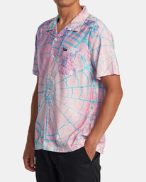 6 Colin Sussingham - Camisa de Manga Corta para Hombre Rosa AVYWT00423 RVCA