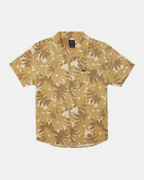 rvca, Pop Floral - Chemise manches courtes pour Homme, KHAKI (kha) Pop Floral - Short Sleeve Shirt for Men AVYWT00429