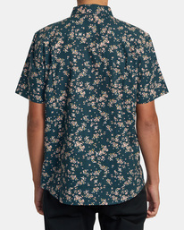 2 Rvgazi Shirt Blue AVYWT00453 RVCA