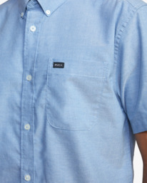 3 Thatll Do Stretch Short Sleeve Shirt Blue AVYWT00476 RVCA