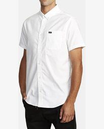 5 Thatll Do Stretch Short Sleeve Shirt White AVYWT00476 RVCA