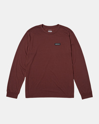 0 Icon Performance Long Sleeve Tee Brown AVYZT00178 RVCA