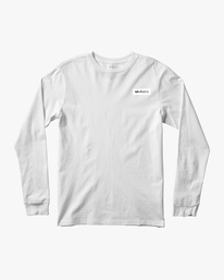 0 Icon Performance Long Sleeve Tee White AVYZT00178 RVCA