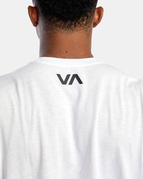6 Icon Performance Long Sleeve Tee White AVYZT00178 RVCA