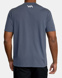 1 VA RVCA Blur Short Sleeve Performance Tee Black AVYZT00189 RVCA