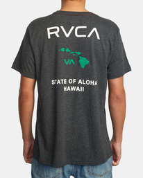 3 State Of Aloha Tee Black AVYZT00323 RVCA