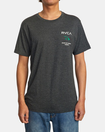 2 State Of Aloha Tee Black AVYZT00323 RVCA