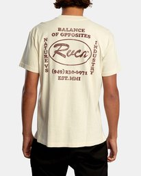 3 Cooper Short Sleeve Tee  AVYZT00592 RVCA