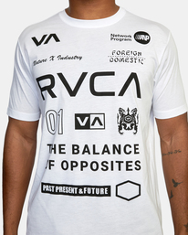 8 All Brand Short Sleeve Workout Shirt  AVYZT00840 RVCA