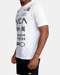 4 All Brand Short Sleeve Workout Shirt  AVYZT00840 RVCA