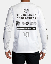 3 All Brand Long Sleeve Workout Shirt White AVYZT00844 RVCA