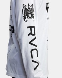 11 All Brand Long Sleeve Workout Shirt White AVYZT00844 RVCA