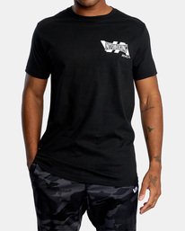 2 Nito Boxing Big VA Short Sleeve Tee Black AVYZT00888 RVCA