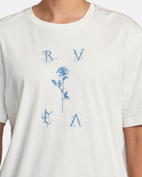 6 Benj Crane Tee White AVYZT00974 RVCA