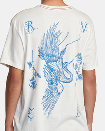 7 Benj Crane Tee White AVYZT00974 RVCA