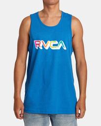 1 Big Gradient Tank Top Blue AVYZT00986 RVCA