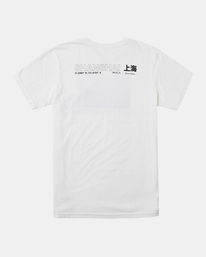 rvca, Curren Shanghai Tee, WHITE (wht) CURREN SHANGHAI SS AVYZT01062