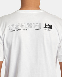 7 Curren Shanghai Tee White AVYZT01062 RVCA