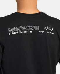 7 Curren Marrakech Tee Black AVYZT01063 RVCA