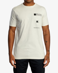 0 Full Sprint Tee Silver AVYZT01082 RVCA