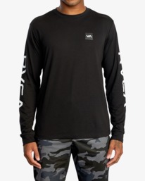 2 VA Sport 2X - T-shirt manches longues pour Homme Noir AVYZT01092 RVCA