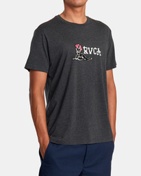 5 Oblow Snake Tee Black AVYZT01220 RVCA