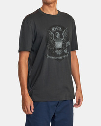 4 Diplomatic Tee Black AVYZT01227 RVCA