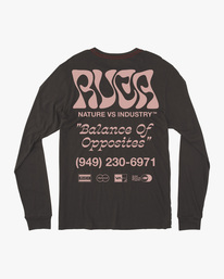 1 Local Biz Long Sleeve Tee  AVYZT01234 RVCA