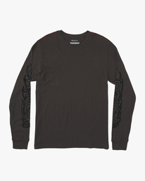0 Pyro Long Sleeve Tee Black AVYZT01236 RVCA