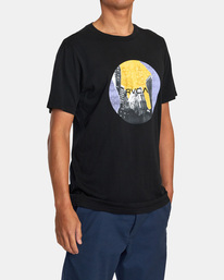 4 Motors Tee Black AVYZT01247 RVCA