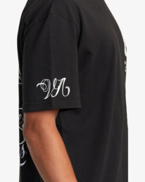 8 Mister Cartoon Yin Yang Tee Black AVYZT01254 RVCA