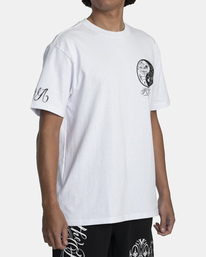 5 Mister Cartoon Yin Yang Tee White AVYZT01254 RVCA