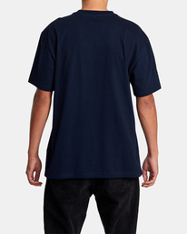 2 Arched Tee Blue AVYZT01256 RVCA