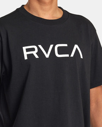 5 Big RVCA Dayshift Tee Black AVYZT01257 RVCA