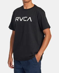 3 Big RVCA Dayshift Tee Black AVYZT01257 RVCA