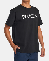 4 Big RVCA Dayshift Tee Black AVYZT01257 RVCA