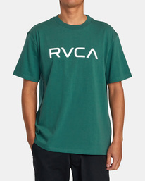 1 Big RVCA Dayshift Tee Green AVYZT01257 RVCA