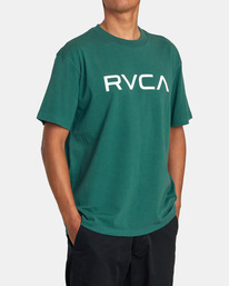 4 Big RVCA Dayshift Tee Green AVYZT01257 RVCA
