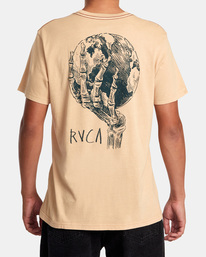 3 Doomsday Tee Beige AVYZT01264 RVCA